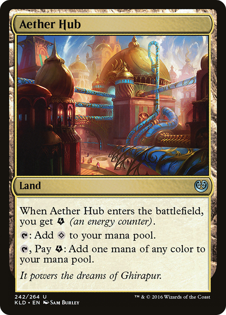 Aether Hub (KLD-242)  Foil - Kaladesh