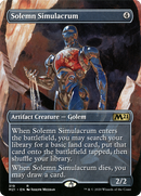Solemn Simulacrum (Alternate Art) (M21-319)  Foil - Core Set 2021 (Borderless)