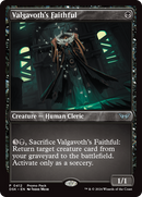 Valgavoth's Faithful (PPDSK-412)  - Duskmourn: House of Horror