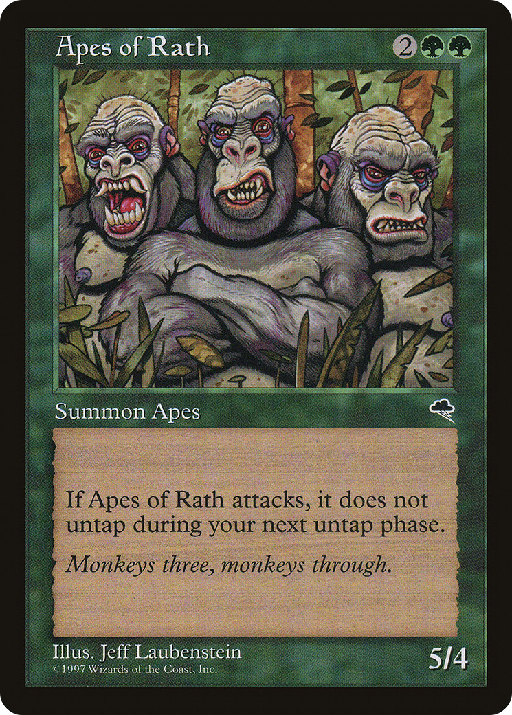 Apes of Rath (TMP-214)  - Tempest