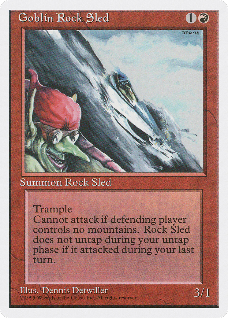 Goblin Rock Sled (4ED-)  - Fourth Edition