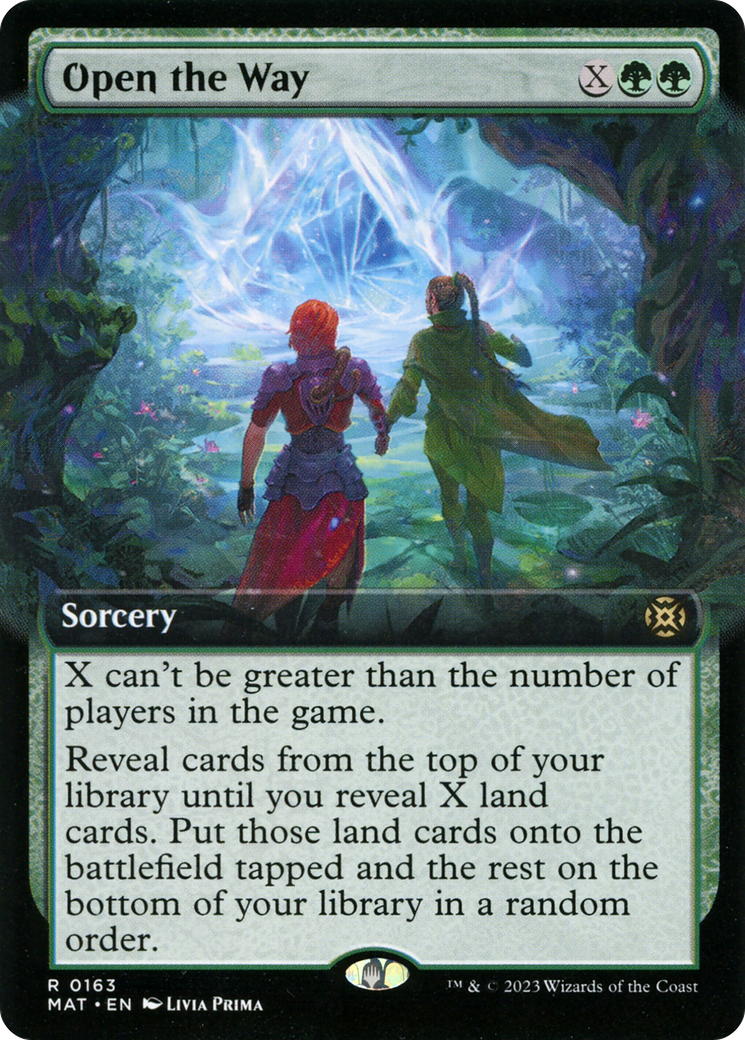 Open the Way (Extended Art) (MAT-163)  - March of the Machine: The Aftermath: (Extended Art)