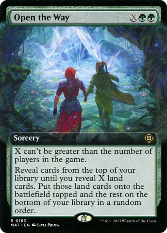 Open the Way (Extended Art) (MAT-163)  - March of the Machine: The Aftermath: (Extended Art)