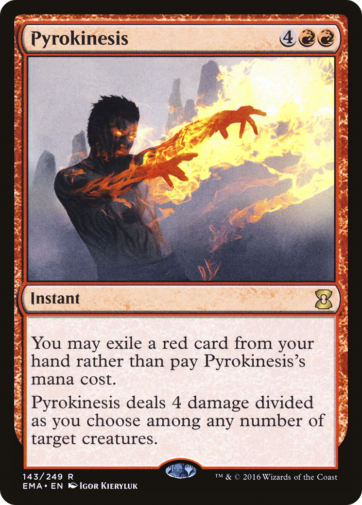 Pyrokinesis (EMA-143)  Foil - Eternal Masters