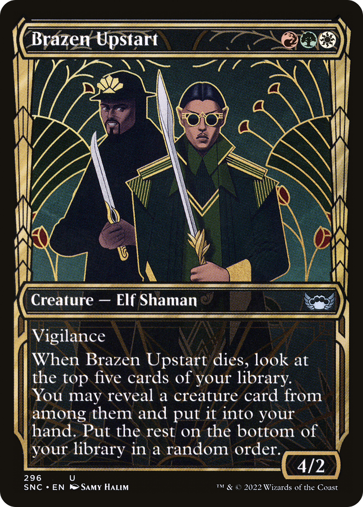 Brazen Upstart (Showcase) (SNC-296)  - Streets of New Capenna: (Showcase)