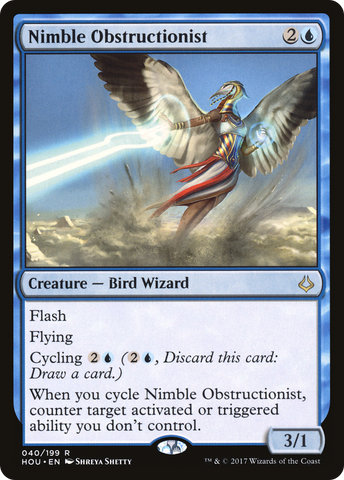 Nimble Obstructionist (HOU-040)  Foil - Hour of Devastation