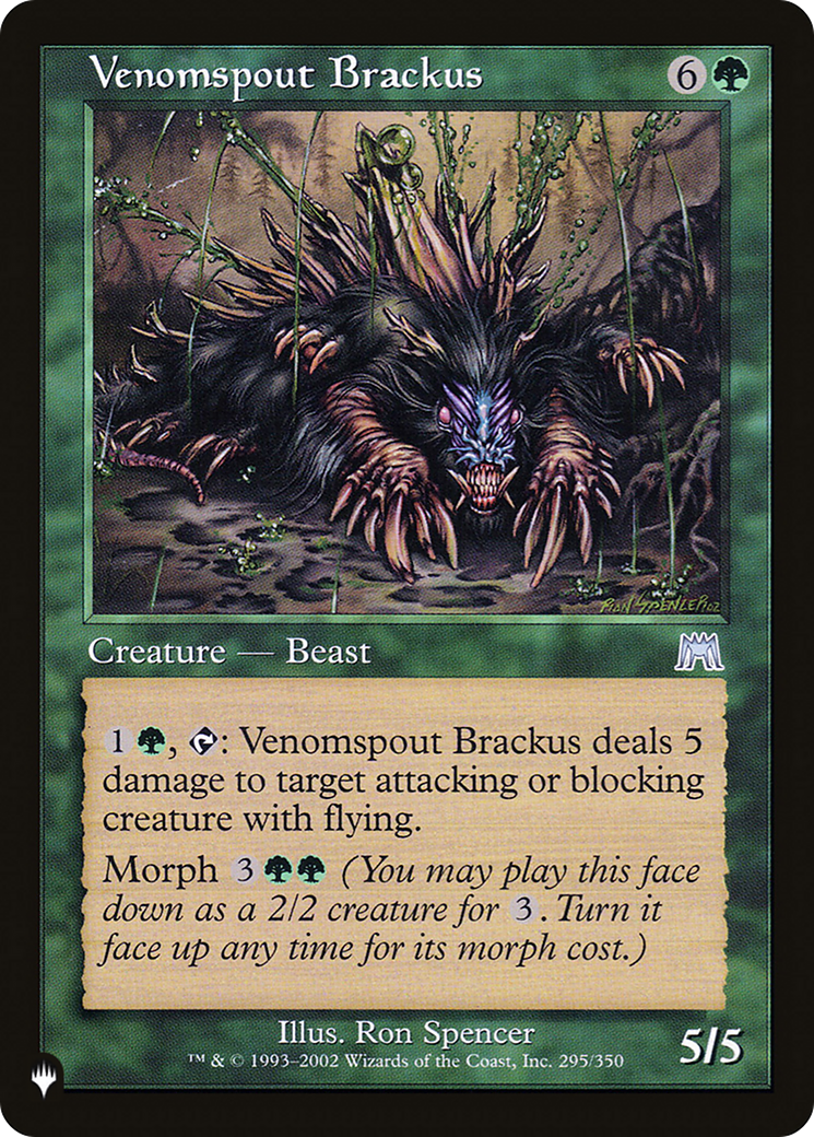 Venomspout Brackus (LIST-ONS-295)  - The List