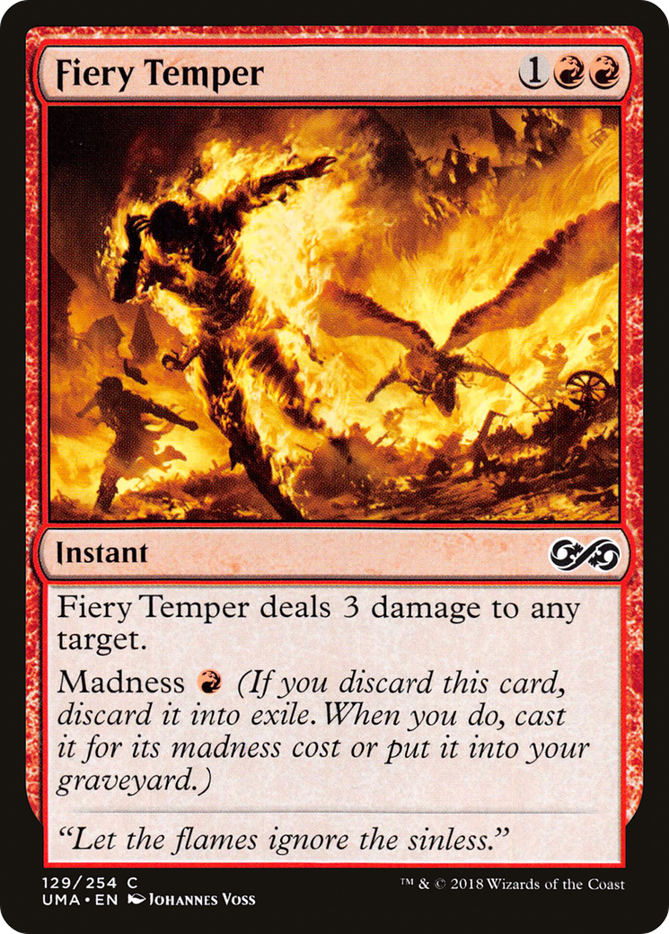 Fiery Temper (UMA-129)  Foil - Ultimate Masters