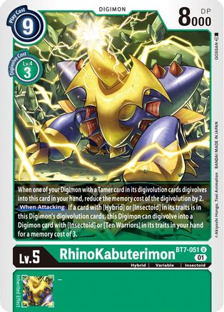 RhinoKabuterimon [BT7-051] [Next Adventure]