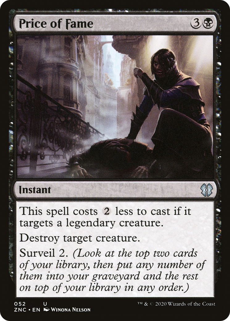 Price of Fame (ZNC-052)  - Zendikar Rising Commander