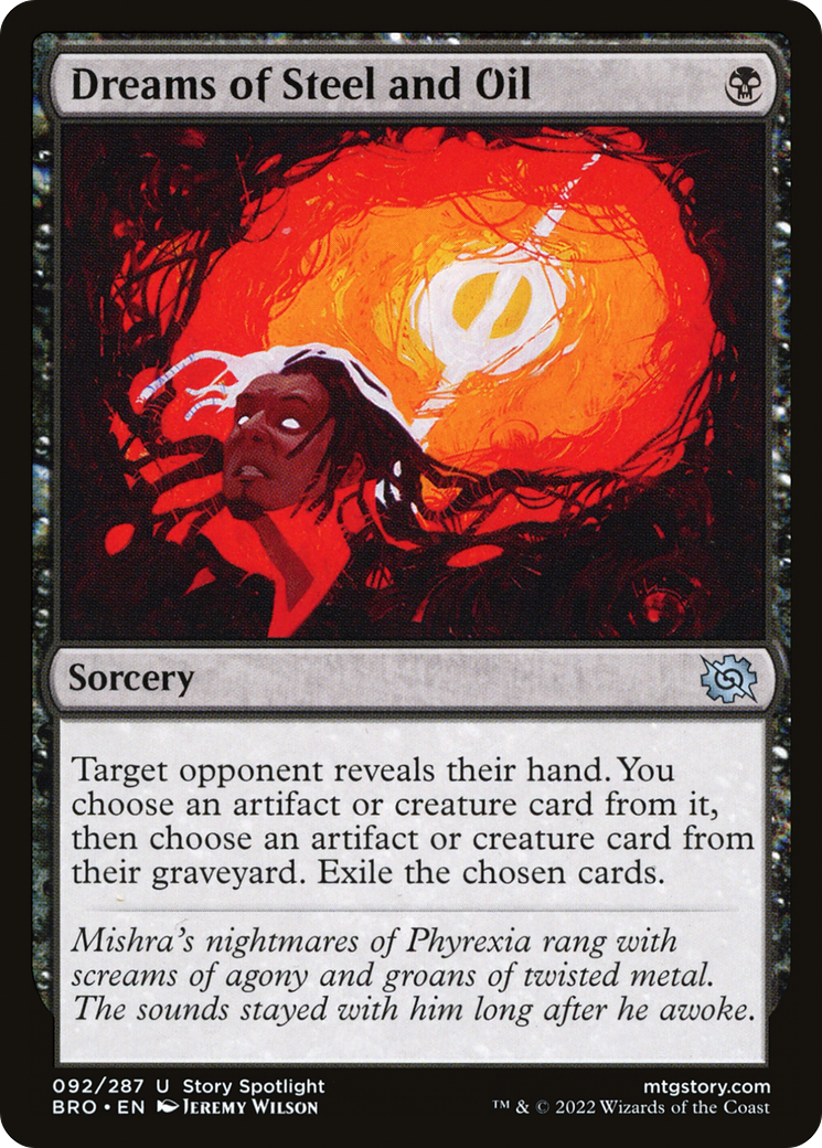 Dreams of Steel and Oil (BRO-092)  Foil - The Brothers' War