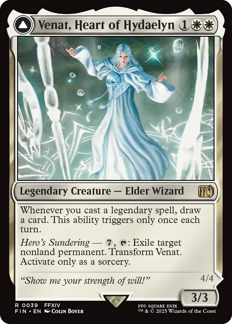 Venat, Heart of Hydaelyn (FIN-039)  Foil - FINAL FANTASY