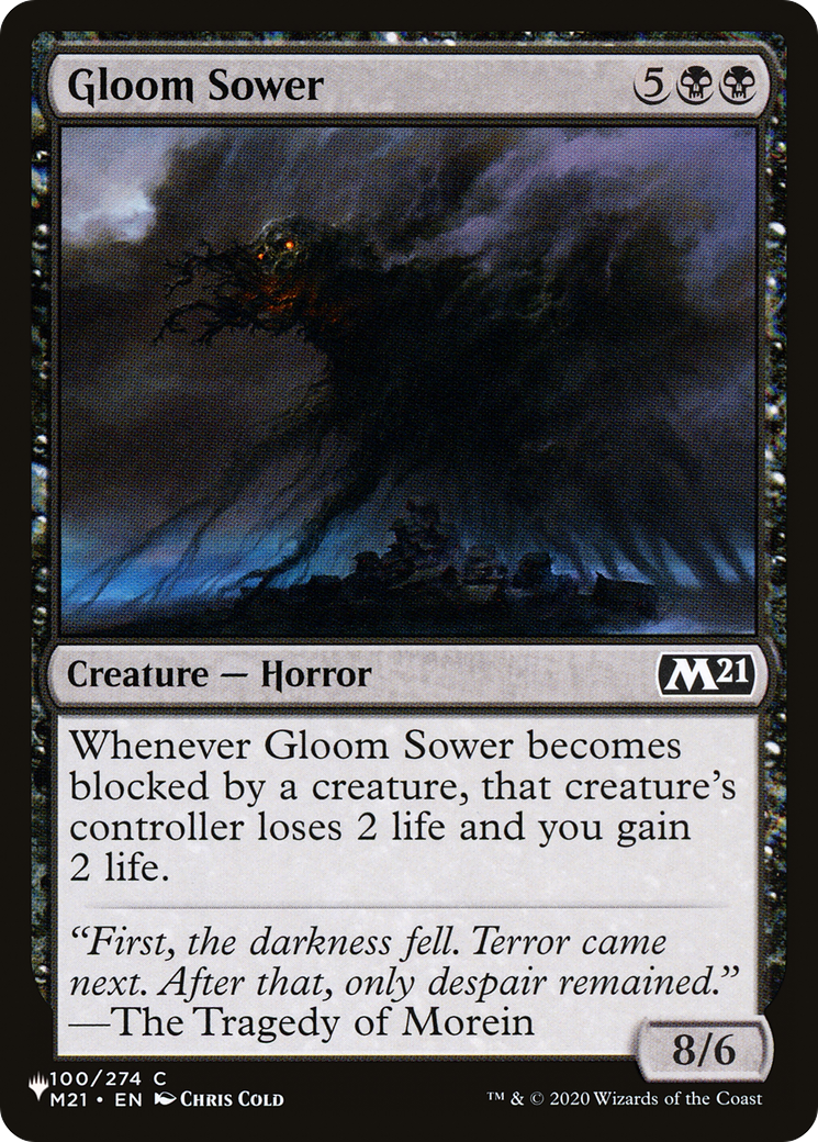 Gloom Sower (LIST-M21-100)  - The List