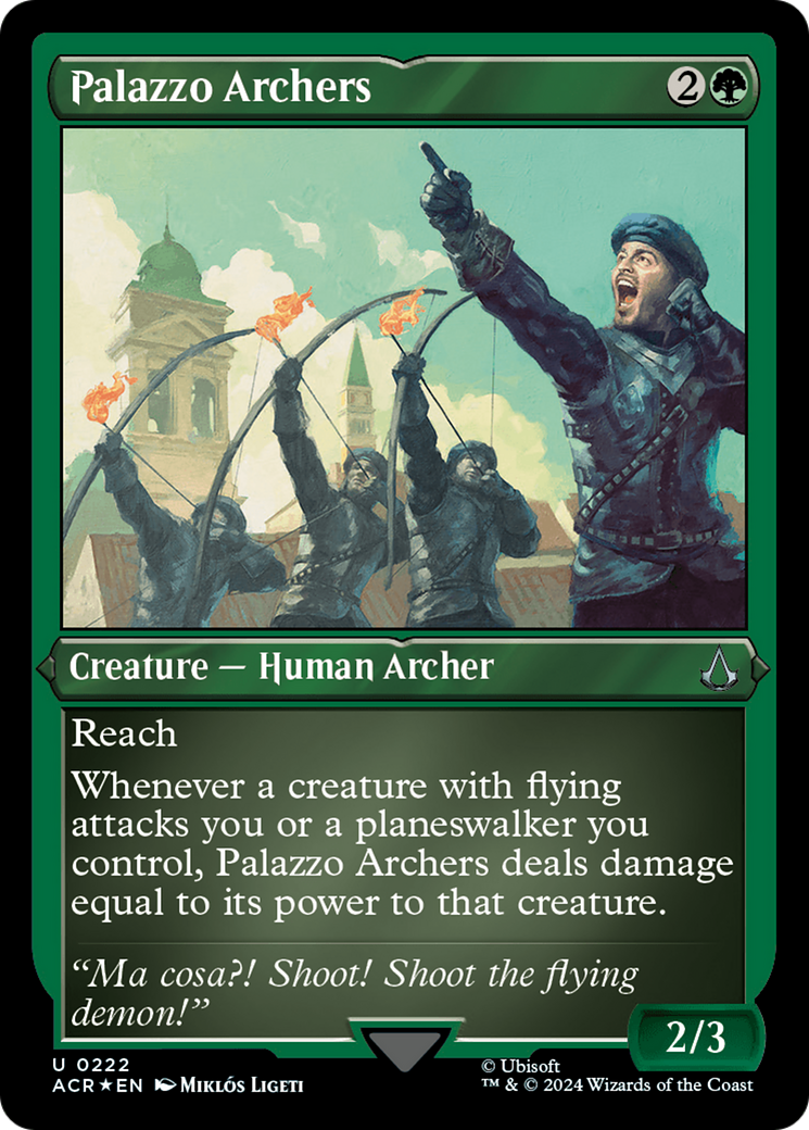 Palazzo Archers (ACR-222)  Etched Foil - Assassin's Creed