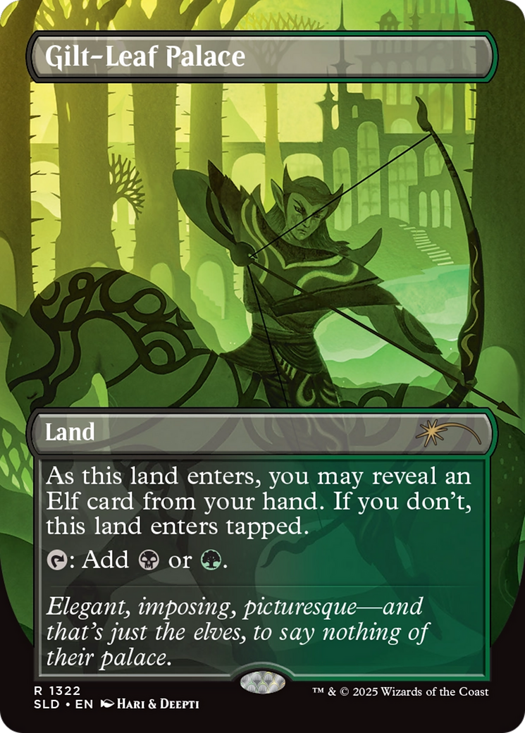 Gilt-Leaf Palace (SLD-1322)  - Secret Lair Drop (Borderless)
