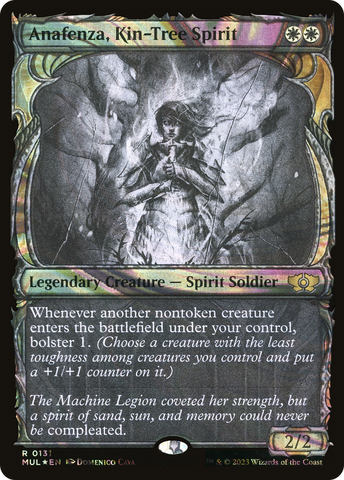 Anafenza, Kin-Tree Spirit (Halo Foil) (MUL-131)  Foil - Multiverse Legends: (Showcase)