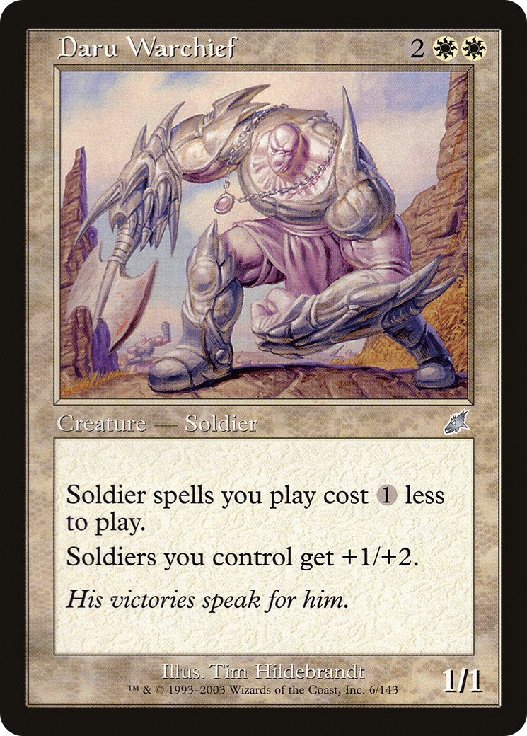 Daru Warchief (SCG-006)  - Scourge