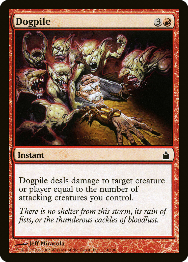 Dogpile (RAV-120)  Foil - Ravnica: City of Guilds