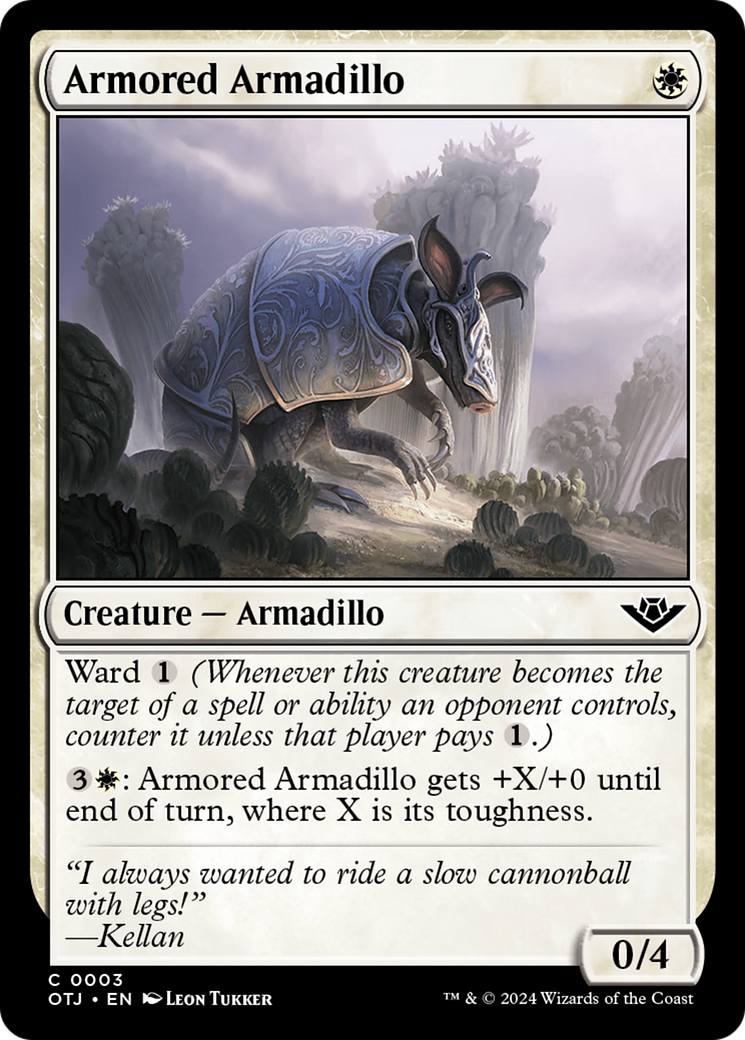 Armored Armadillo (OTJ-003)  - Outlaws of Thunder Junction