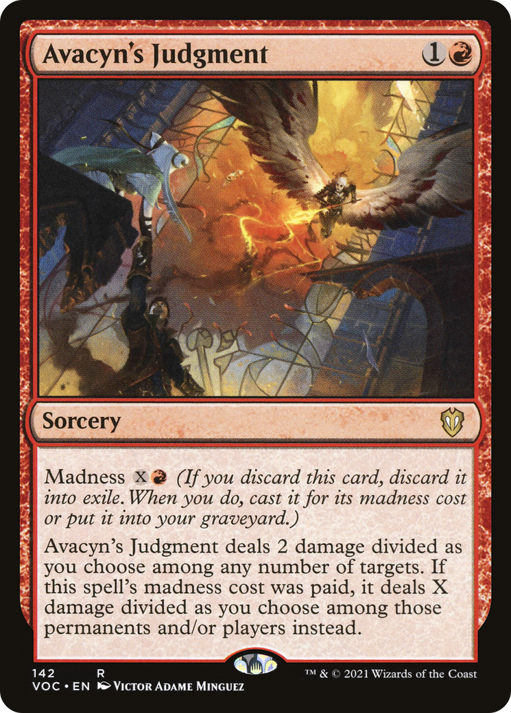 Avacyn's Judgment (VOC-142)  - Crimson Vow Commander