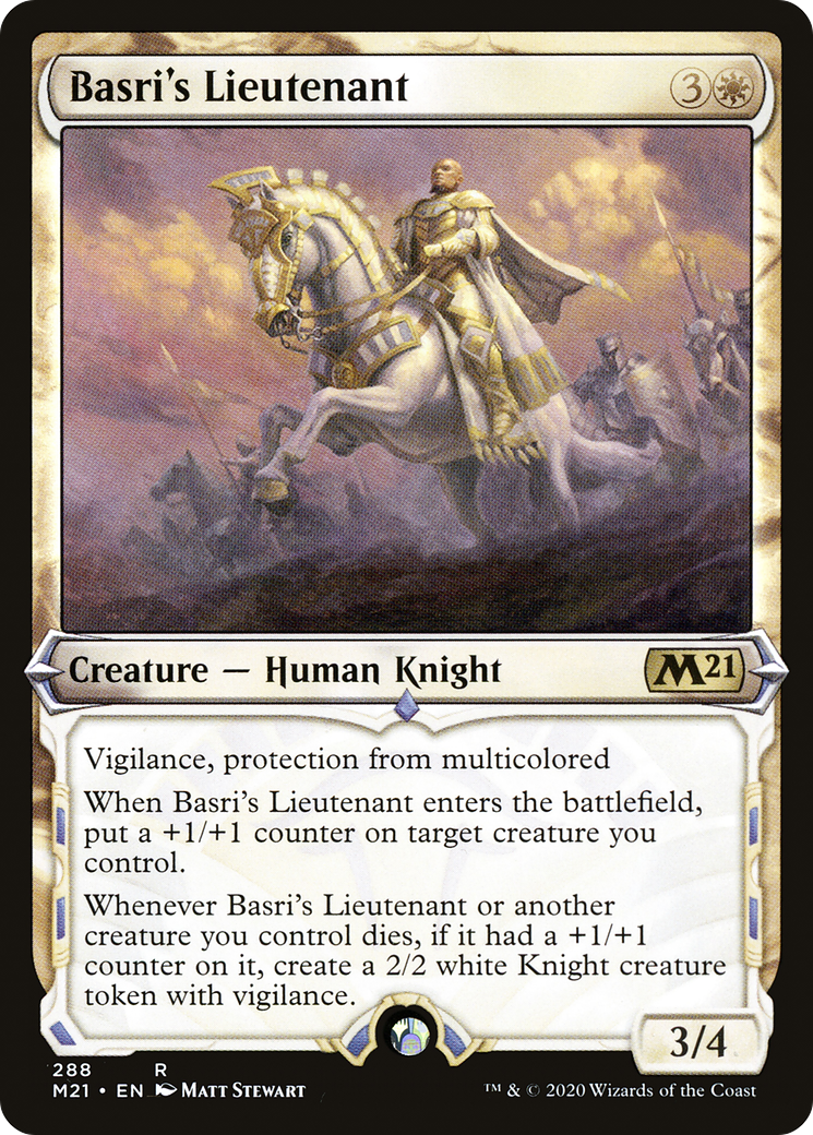 Basri's Lieutenant (Showcase) (M21-288)  Foil - Core Set 2021: (Showcase)