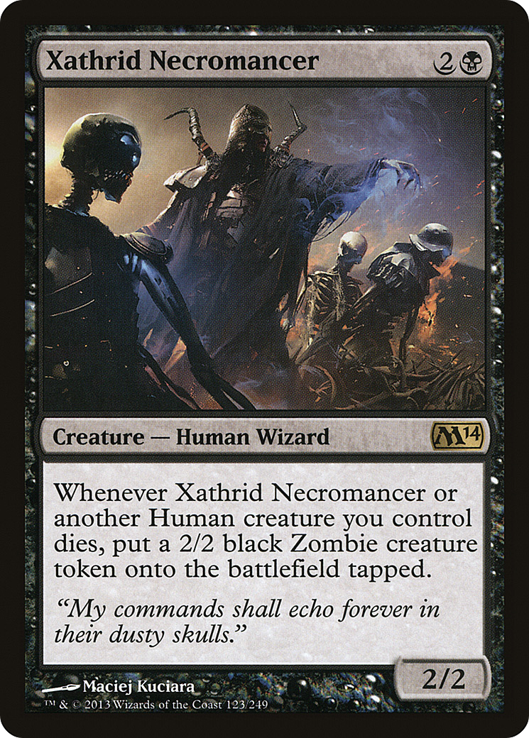 Xathrid Necromancer (M14-123)  - Magic 2014