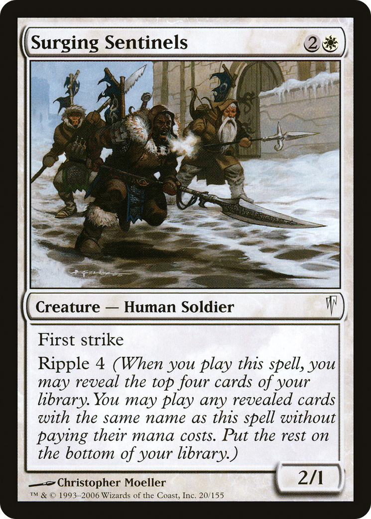 Surging Sentinels (CSP-020)  Foil - Coldsnap