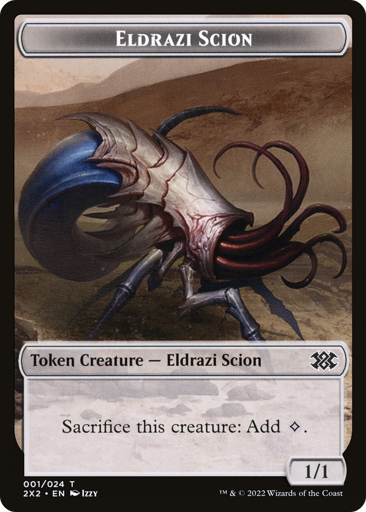 Eldrazi Scion (T2X2-001) - Double Masters 2022 Tokens Foil