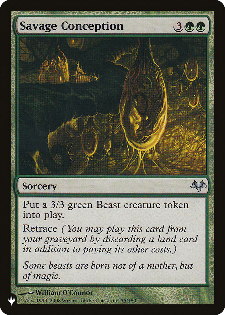Savage Conception (LIST-EVE-75)  - The List