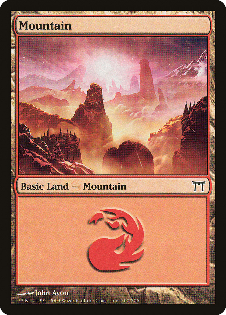 Mountain (300) (CHK-300) - Champions of Kamigawa Foil