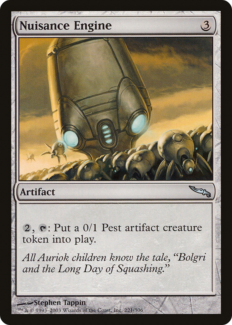 Nuisance Engine (MRD-221)  Foil - Mirrodin