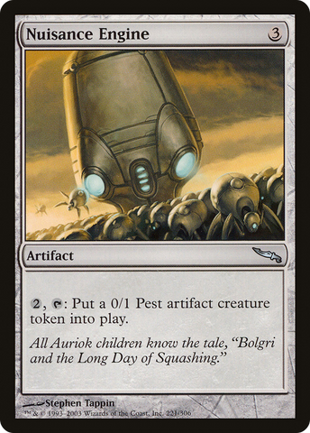 Nuisance Engine (MRD-221)  - Mirrodin