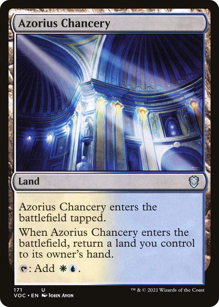 Azorius Chancery (VOC-171)  - Crimson Vow Commander