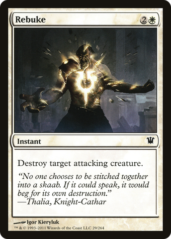 Rebuke (ISD-029)  Foil - Innistrad
