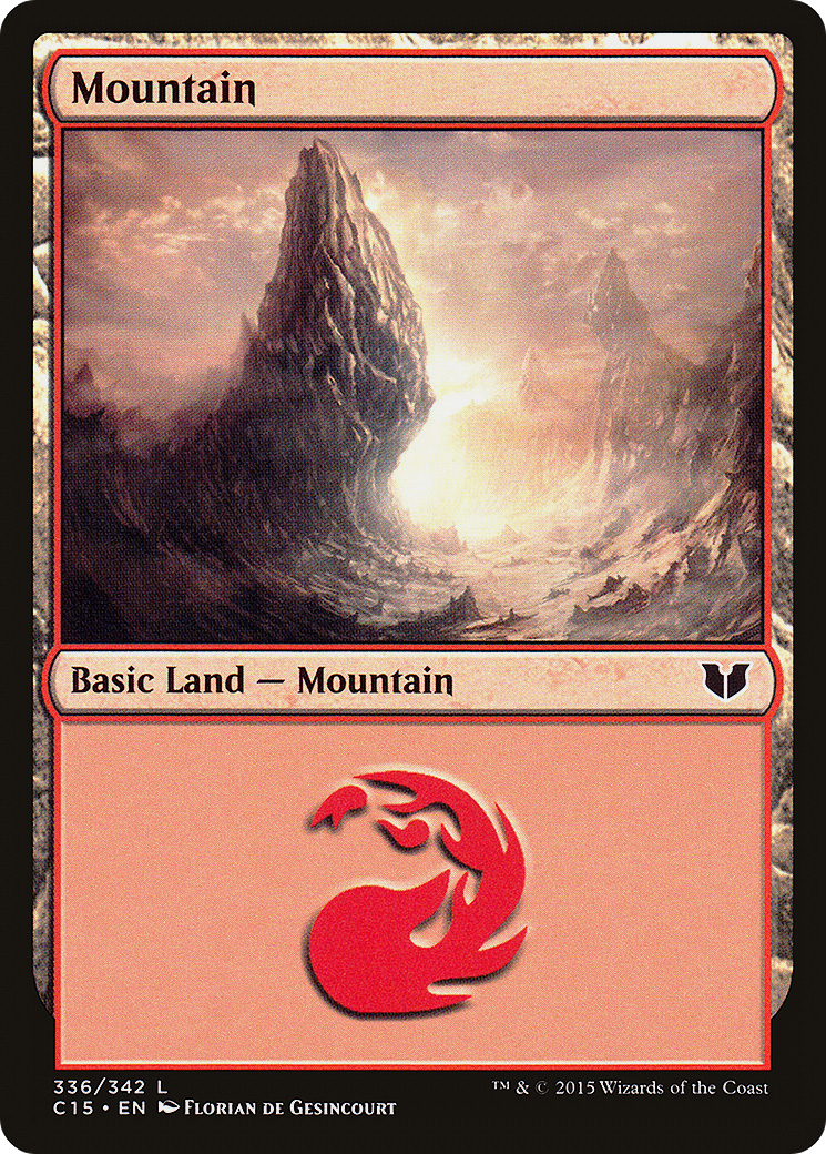 Mountain (336) (C15-336)  - Commander 2015