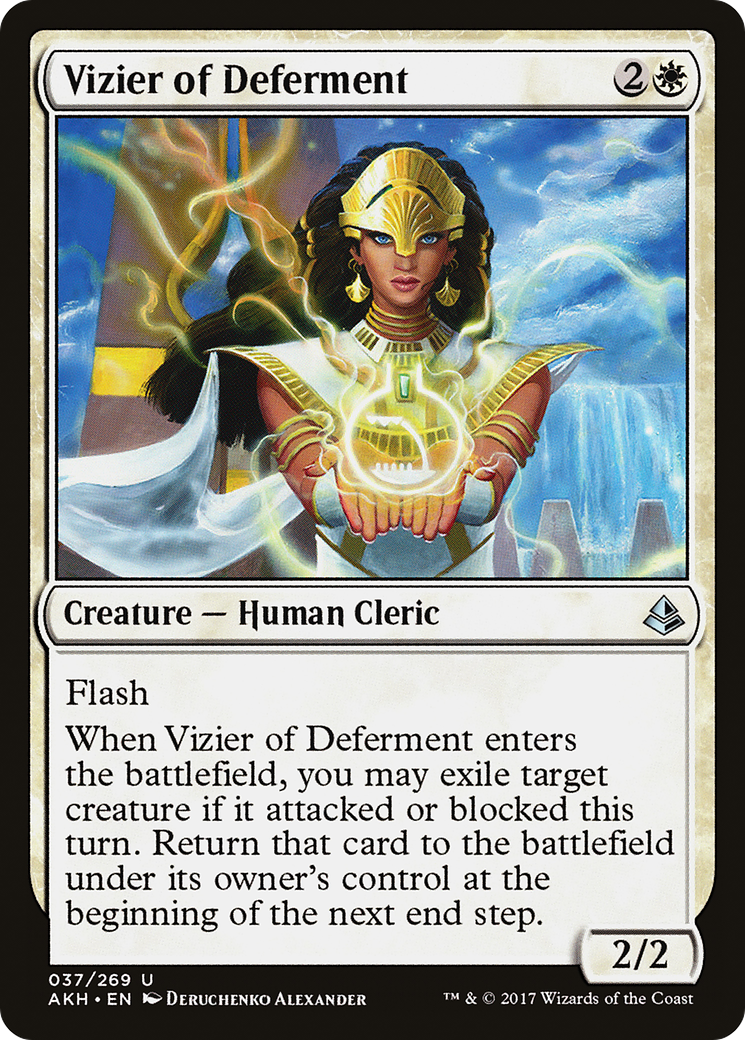 Vizier of Deferment (AKH-037)  Foil - Amonkhet