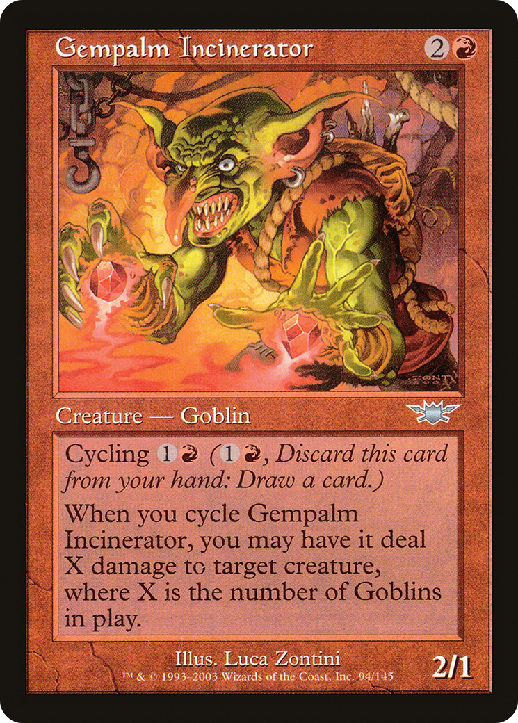 Gempalm Incinerator (LGN-094)  Foil - Legions