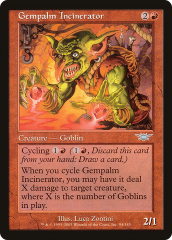 Gempalm Incinerator (LGN-094)  Foil - Legions