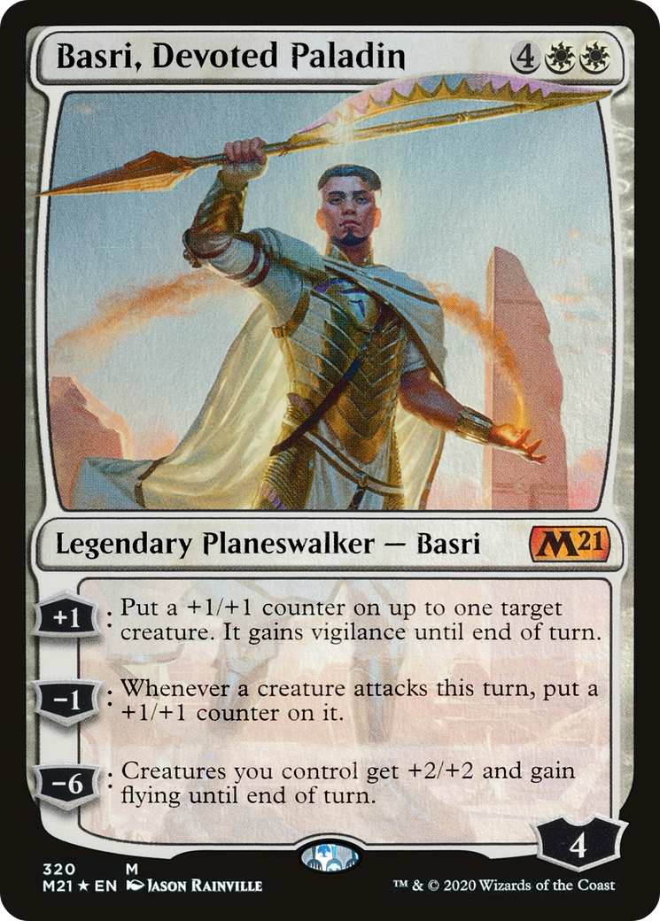 Basri, Devoted Paladin (M21-320)  Foil - Core Set 2021