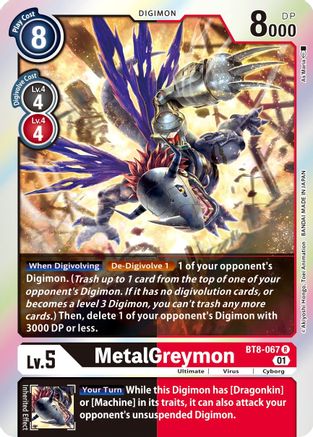 MetalGreymon [BT8-067] [New Awakening]
