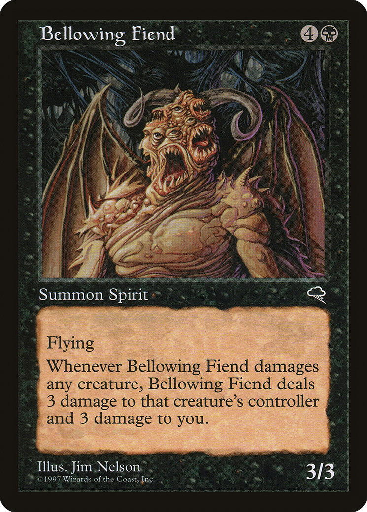 Bellowing Fiend (TMP-108)  - Tempest