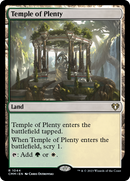 Temple of Plenty (CMM-1044)  - Commander Masters