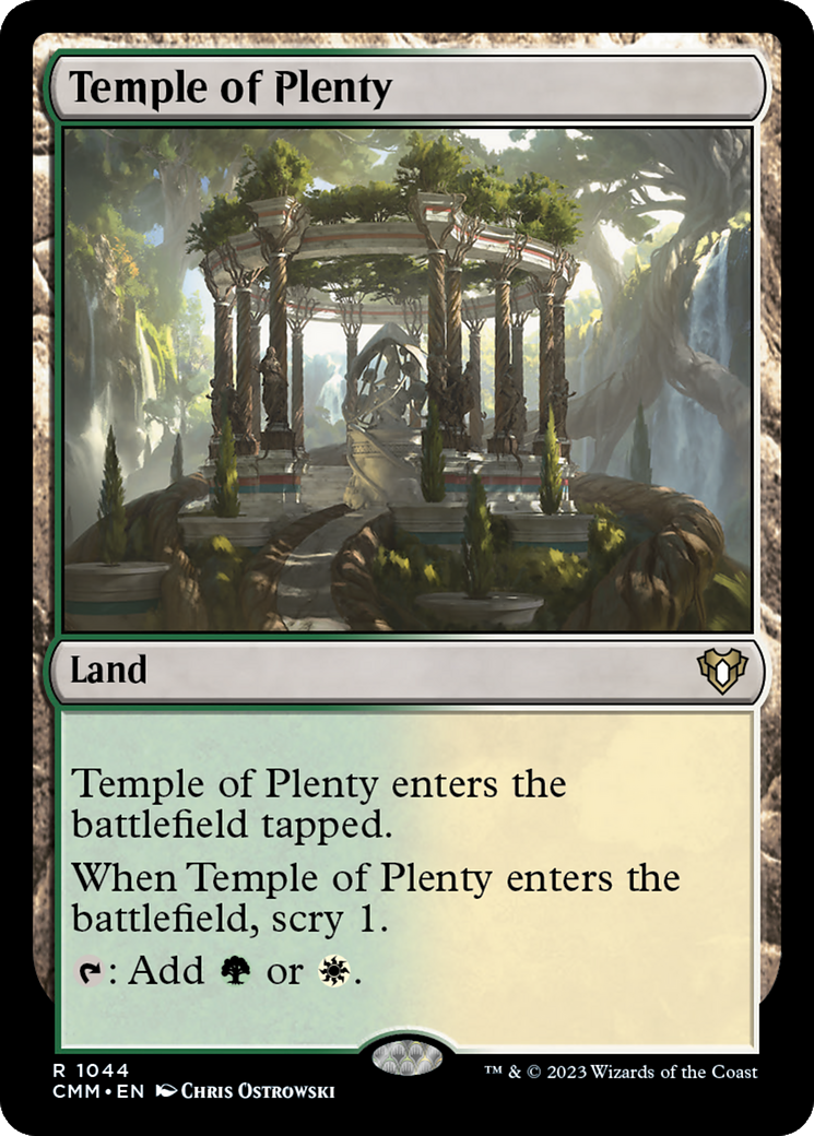 Temple of Plenty (CMM-1044)  - Commander Masters