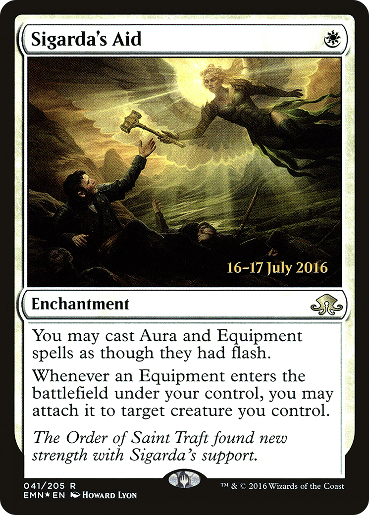 Sigarda's Aid (PRE-041)  Foil - Eldritch Moon Promos