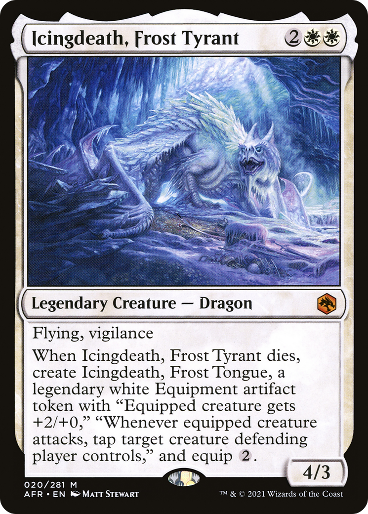Icingdeath, Frost Tyrant (AFR-020)  - Adventures in the Forgotten Realms