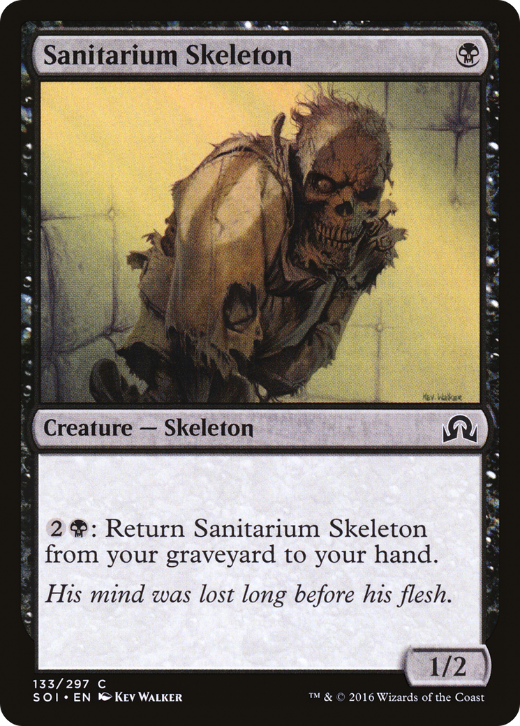 Sanitarium Skeleton (SOI-133)  - Shadows over Innistrad