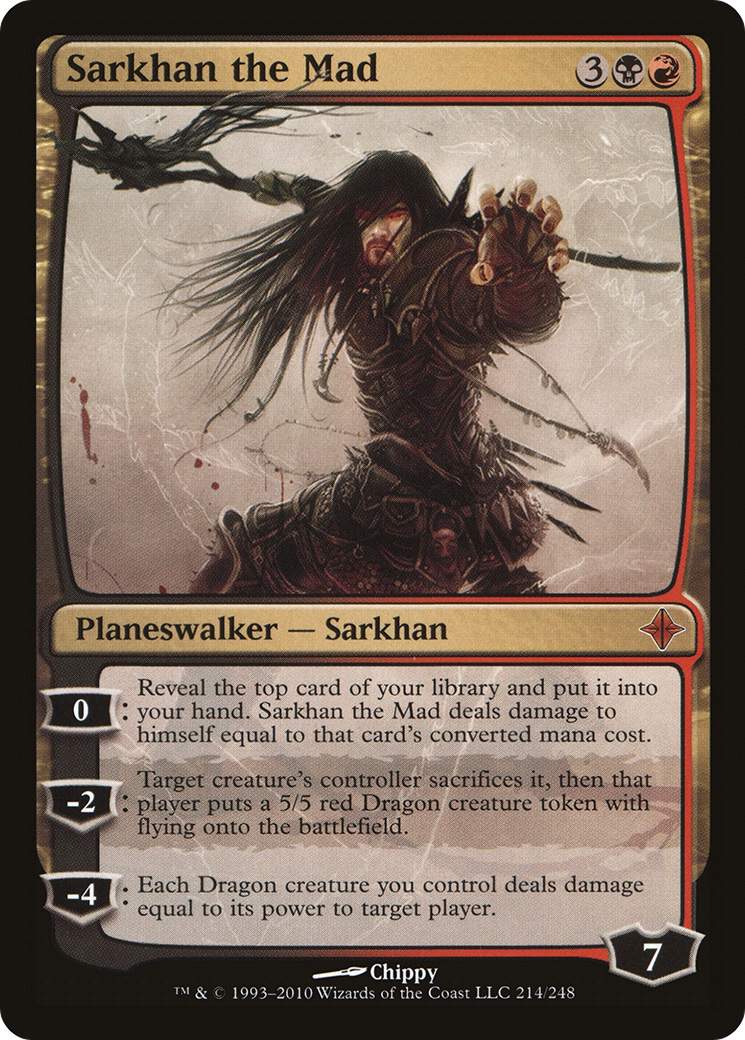 Sarkhan the Mad (ROE-214)  Foil - Rise of the Eldrazi