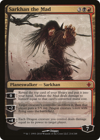 Sarkhan the Mad (ROE-214)  Foil - Rise of the Eldrazi