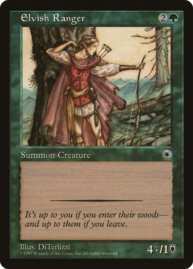 Elvish Ranger (POR-)  - Portal