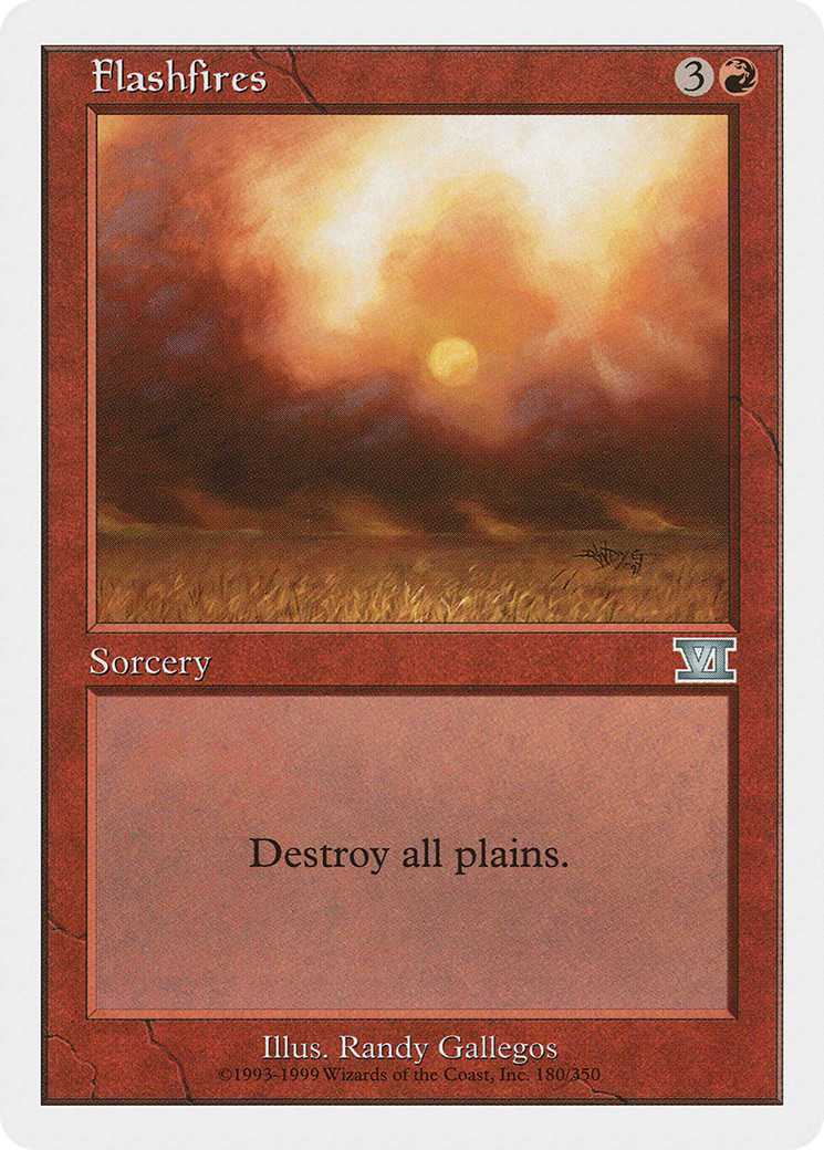 Flashfires (6ED-180)  - Classic Sixth Edition